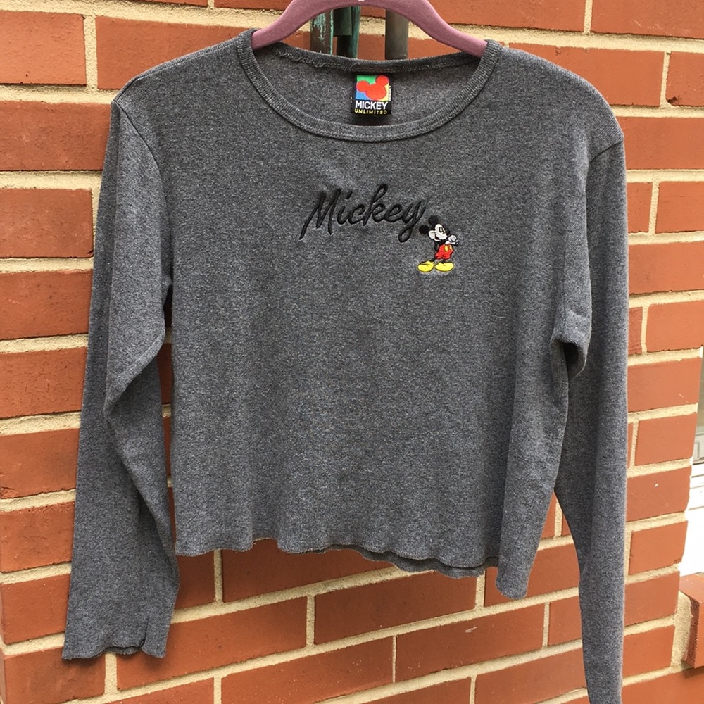 Vintage Mickey Unlimited long-sleeve crop